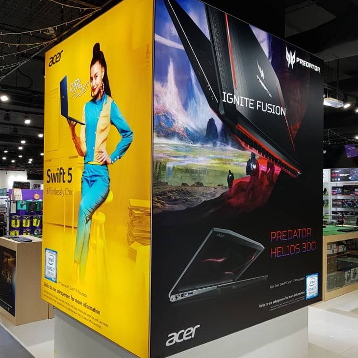 Direct Dye Sublimation Printing Backlit Textile